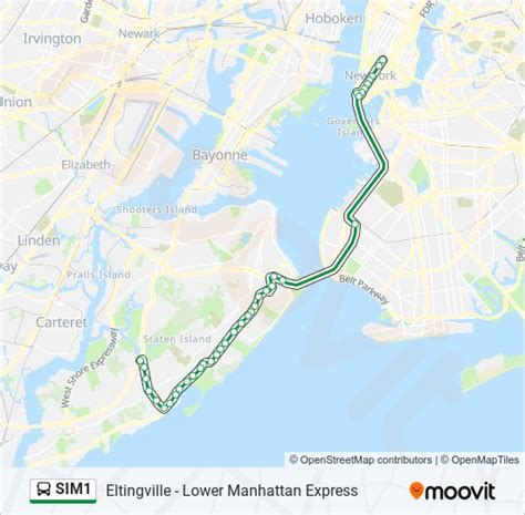 SIM1 Eltingville - Lower Manhattan Express. via Hylan Bl / Richmond Av. Service Alert for Route: ... You may experience a longer wait for this bus route. We're running as many buses as we can with the bus operators we have available. See when the next bus arrives at your stop using https://bustime.mta.info; Choose your direction:
